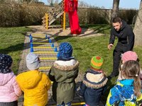 Das Mini-Sportabzeichen beim SV Etgersleben.