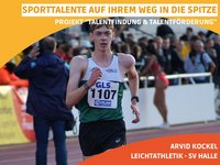 Arvid Kockel hat sich auf das Bahnengehen spezialisiert und die Olympischen Spiele fest im Blick.