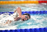 SCM-Athlet Johannes Liebmann während seines neuen Europarekordes über 800m Freistil.