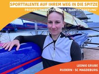 Leonie Grube vom SC Magdeburg belegte im vergangenen Jahr den 5. Platz bei der Junioren-WM der Ruderer in Kanada