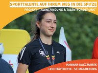 Sprinterin Hannah Kaczmarek wechselte kürzlich nach vier erfolgreichen Jahren beim SV Halle an den Bundesstützpunkt Sprint nach Magdeburg. Sprinterin Hannah Kaczmarek wechselte kürzlich nach vier erfolgreichen Jahren beim SV Halle an den Bundesstützpunkt Sprint nach Magdeburg.