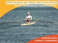 Als vereinsloser aber sportbegeisterter Drittklässler kam Christian Peters 2018 zu den Sachsen-Anhalt-Spielen. Jetzt rudert er in der nationalen Spitze der Junioren.