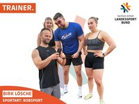 Birk Lösche mit seinen Athleten