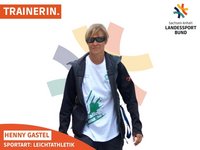 Das Bild zeigt Leichtathletiktrainerin Henny Gastel.