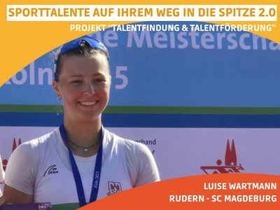 Ruderin Luise Wartmann schaffte über die Talentgruppe des Bernburger Ruderclubs den Sprung an die Eliteschule des Sports Ruderin Luise Wartmann schaffte über die Talentgruppe des Bernburger Ruderclubs den Sprung an die Eliteschule des Sports