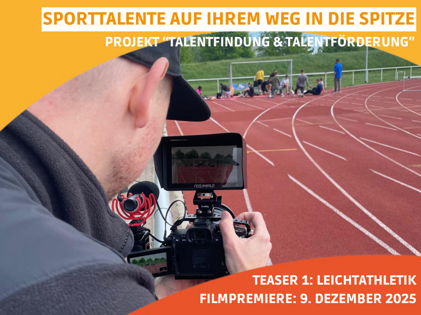Die Dreharbeiten für den neuen Imagefilm "Sporttalente auf ihrem Weg in die Spitze" fanden u.a. auf dem Leichtathletikgelände an der Avnet-Arena statt. Die Dreharbeiten für den neuen Imagefilm "Sporttalente auf ihrem Weg in die Spitze" fanden u.a. auf dem Leichtathletikgelände an der Avnet-Arena statt.