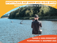 Rund um das Bootshaus am "Kleinen Werder" wurden die Aufnahmen des Rennkanuten Pepe Schröter realisiert.