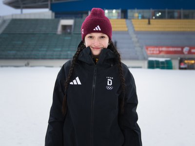 Die 16jährige Kim Amy Duschek aus Wernigerode startete bei den Olympischen Jugendspielen in Südkorea.