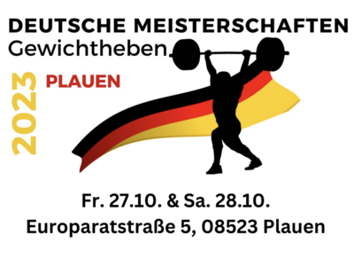 Am vergangenen Wochenende fand die Deutsche Meisterschaft im Gewichtheben in Plauen statt. Am vergangenen Wochenende fand die Deutsche Meisterschaft im Gewichtheben in Plauen statt.