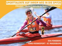 Eva Feneberg ist deutsche Meisterin über 500m im K1