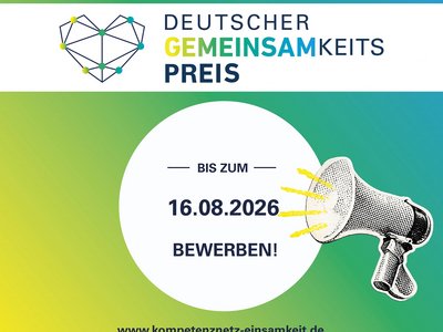Deutscher Gemeinsamkeitspreis 2026: Sportvereine können sich jetzt bewerben