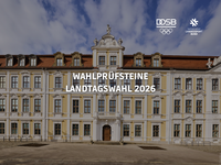 Dies ist eine Bebilderung der Pressemeldung zu den Wahlprüfsteinen des Landessportbunds Sachsen-Anhalt zur Landtagswahl 2026