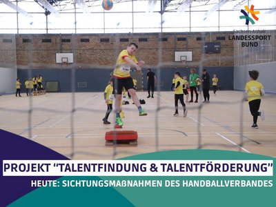 Mit verschiedenen Wurf- und Koordinationsübungen sucht der Handballverband bei den Sachsen-Anhalt-Spielen nach neuen Talenten.