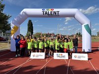 Das Bild zeigt die neue Talentgruppe Leichtathletik des SSV 90 Landsberg.