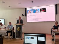 Jährlich treffen sich die Strukturen des Landessportbundes in Osterburg. Hier fasst Vizepräsident Axel Schmidt Erfolge des Leistungssports zusammen.
