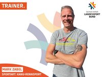 Auf dem Bild ist Mark Zabel, Trainer im Kanu-Rennsport, abgebildet.