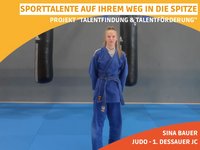 Sina Bauer vom 1. Dessauer Judo-Club steuert aktuell auf den Bundeskader NK II zu.
