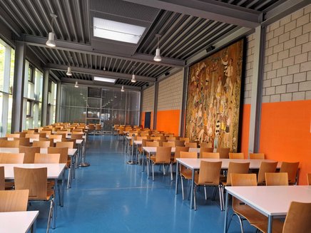 Blick in die Mensa Halle
